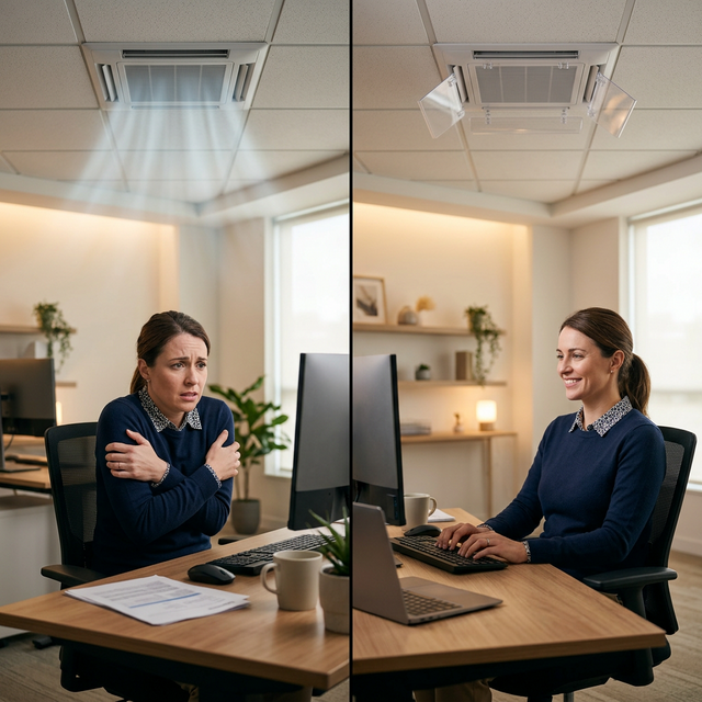 DIY Window AC Deflector Guide