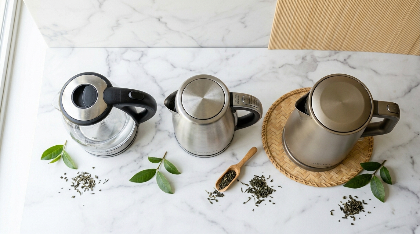 Plastic-Free Electric Kettle: Glass vs Stainless Steel vs Titanium