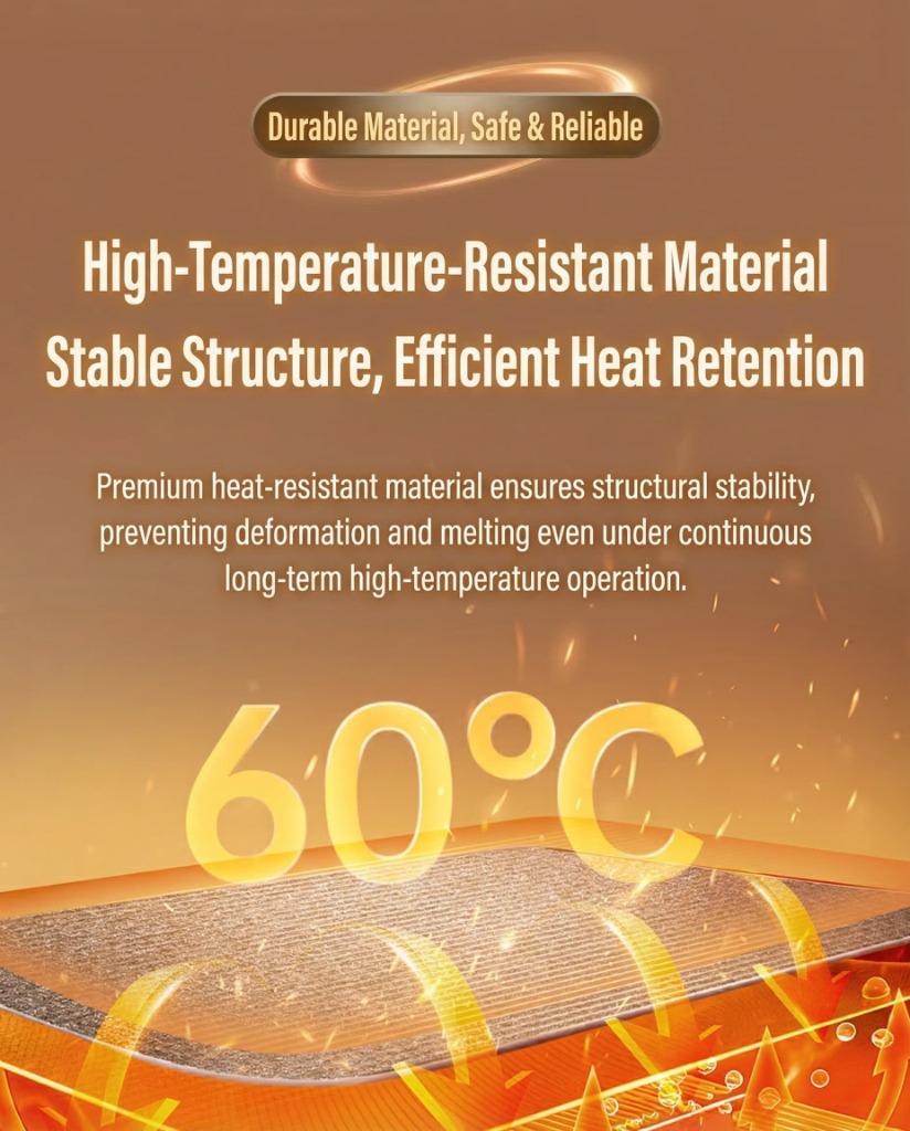 High-temperature-resistant material stable at 60 degrees